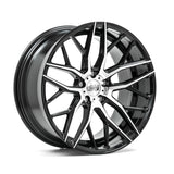 Cerchio in Lega 1AV ZX11 20x10 ET42 5x115 GLOSS BLACK & POLISHED