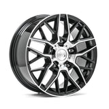 Cerchio in Lega 1AV ZX11T 20x8 ET50 5x160 GLOSS BLACK & POLISHED