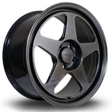 Cerchio in Lega Rota Slipstream 18x8.5 5x100 ET44 Hyper Black