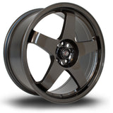 Cerchio in Lega Rota GTR 18x8.5 5x114.3 ET30 Gunmetal