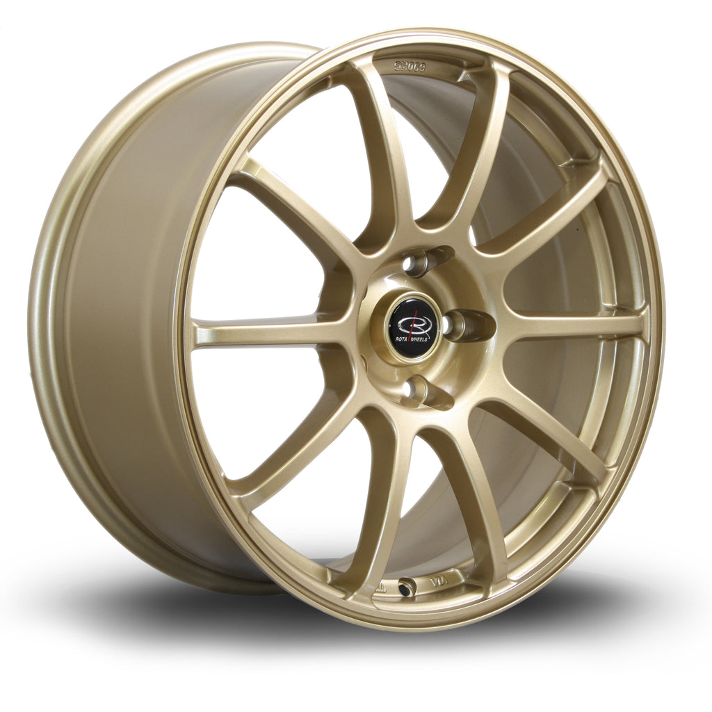 Cerchio in Lega Rota Force 18x8.5 5x114.3 ET48 Gold