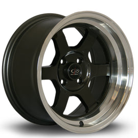 Cerchio in Lega Rota Grid V 15x8 4x100 ET0 Gunmetal Polished Lip