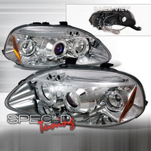 Carica l&#39;immagine nel visualizzatore di Gallery, Honda Civic EK EJ 96-98 LED Fari Anteriori Chrome [JY]