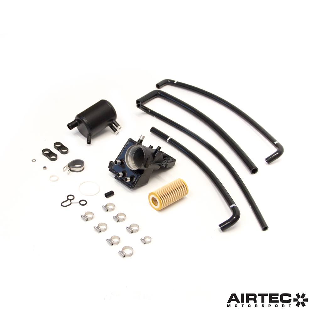 AIRTEC Motorsport 2 pezzi Sistema di recupero vapori olio per Focus Mk2 ST & RS