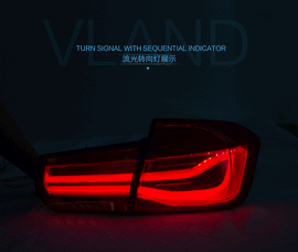 BMW F30 F35 2013-2015 FULL FARI POSTERIORI A LED RED/SMOKE