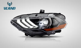 FORD Mustang 2018-UP FARI ANTERIORI Amber/Clear