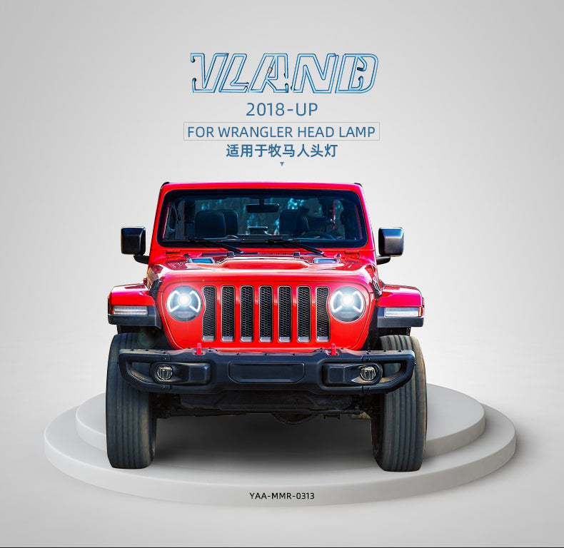 Jeep Wrangler 2018-UP FARI ANTERIORI Black