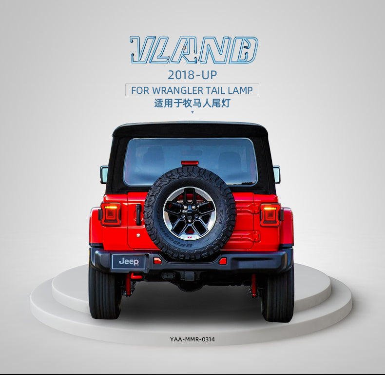 Jeep Wrangler 2018-UP FARI POSTERIORI RED