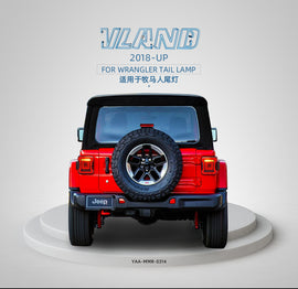 Jeep Wrangler 2018-UP FARI POSTERIORI RED
