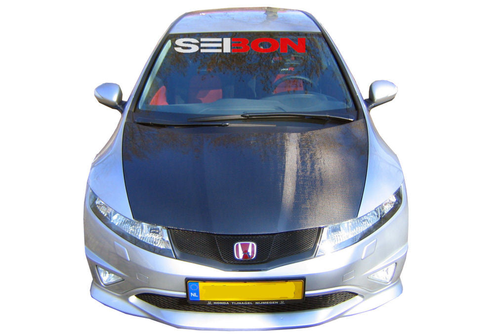 Honda Civic 3D 06-09 FN (+Type-R) Seibon OEM Cofano in carbonio - em-power.it