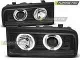 Fari Anteriori ANGEL EYES Neri per VW CORRADO 88-95