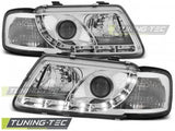 Fari Anteriori DAYLIGHT CHROME per AUDI A3 8L 08.96-08.00