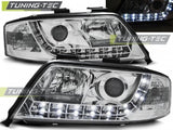 Fari Anteriori DAYLIGHT CHROME per AUDI A6 C5 05.97-05.01