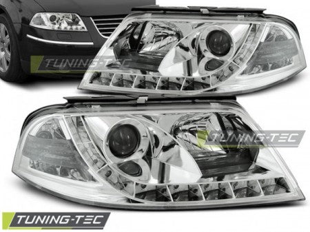 Fari Anteriori DAYLIGHT CHROME per VW PASSAT 3BG 09.00-03.05