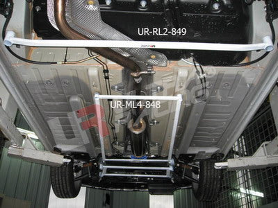 Peugeot 308 Turbo + RCZ UltraRacing Mid Lower H-Brace - em-power.it