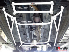 Nissan X Trail 2.0 08+ UltraRacing 2x 3-punti Floor Bars - em-power.it