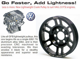VW Golf/Passat / Audi A3/TT 2.0 FSI Light Crank Puleggia  [GFB] - em-power.it
