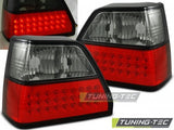 Fanali Posteriori LED Rossi SMOKE per VW GOLF MK2 08.83-08.91