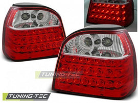Fanali Posteriori LED Rossi Bianchi per VW GOLF MK3 09.91-08.97