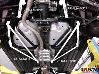 Subaru Outback 09+ Ultra-R 2x 3-punti Posteriore Side Bars 1491P - em-power.it