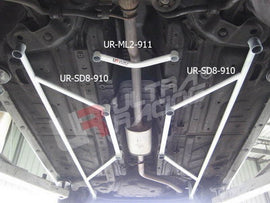 Fiat Idea 06+ 1.4 UltraRacing 2x 4-punti Posteriore/Side Braces - em-power.it