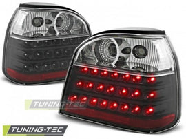 Fanali Posteriori LED Neri per VW GOLF MK3 09.91-08.97