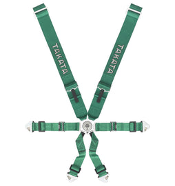 Cinture Takata Racing  RACE 6-Punti Green Snap-on - em-power.it