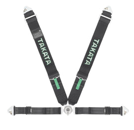 Cinture Takata Racing  RACE 4-Punti Black Snap-on - em-power.it