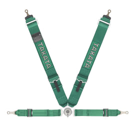 Cinture Takata Racing  RACE 4-Punti Green Bolt-on - em-power.it