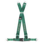Cinture Takata Racing  DRIFT III 4-Punti Green Snap-on