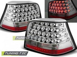 Fanali Posteriori LED CHROME per VW GOLF MK4 09.97-09.03
