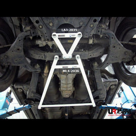 Isuzu D-Max 2.5D 11+ UltraRacing 3P Lower Bar Anteriore 2035 - em-power.it