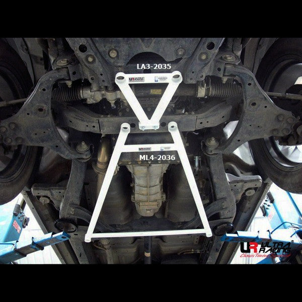 Isuzu D-Max 2.5D 11+ UltraRacing 4P Mid Lower Brace 2036 ML4-2036 - em-power.it