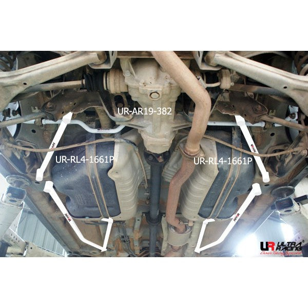 Ssang Yong Korando-C 2.0D 10+ Ultra-R 2x 2P Rear Side Bars RLS4-1661Px - em-power.it