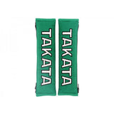 Takata Racing Pair of 2 Inch Shoulderpads Green