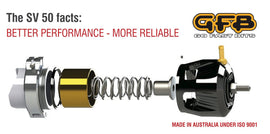 Universal SV50 High Performance Racing Blowoff Valve [GFB] - em-power.it
