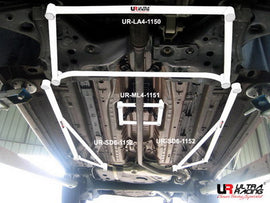 Alfa Romeo Mito 08+ UltraRacing 2x 3-Point Floor Bars SD6-1152x - em-power.it
