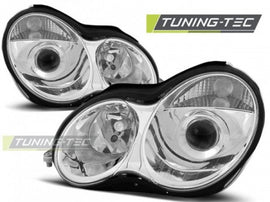 Fari Anteriori CHROME per MERCEDES Classe C W203 07.00-03.04