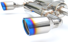 Nissan 370Z 09+ 2.5 Inch Gemini Scarico finale e terminale incl TUV [Invidia] - em-power.it