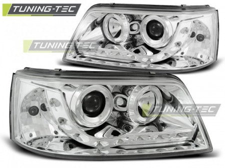 Fari Anteriori DAYLIGHT CHROME per VW T5 04.03-08.09