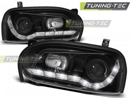 Fari Anteriori DAYLIGHT Neri per VW GOLF MK3 09.91-08.97