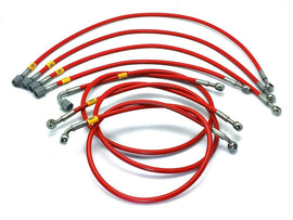 VW Golf 2 GTi K-JET 84-92 Braided Injector Hoses 7-pc HEL - em-power.it