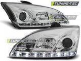 Fari Anteriori per FORD FOCUS MK2 09.04-01.08 DAYLIGHT CHROME