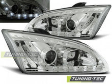 Carica l&#39;immagine nel visualizzatore di Gallery, Fari Anteriori per FORD FOCUS MK2 09.04-01.08 DAYLIGHT CHROME