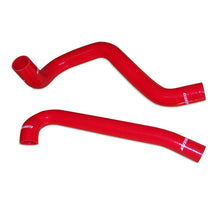 Carica l&#39;immagine nel visualizzatore di Gallery, Jeep Wrangler 97-02 4 Cyl Kit Tubi Radiatore in Silicone Rosso Red Mishimoto