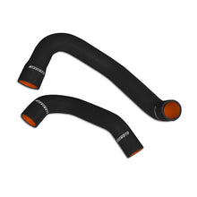 Carica l&#39;immagine nel visualizzatore di Gallery, Jeep Wrangler 97-06 6 Cyl Kit Tubi Radiatore in Silicone Nero Black Mishimoto