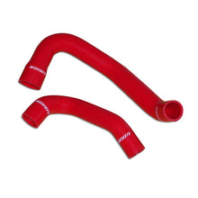 Carica l&#39;immagine nel visualizzatore di Gallery, Jeep Wrangler 97-06 6 Cyl Kit Tubi Radiatore in Silicone Rosso Red Mishimoto
