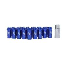 Carica l&#39;immagine nel visualizzatore di Gallery, Mishimoto Aluminium Locking Lug Nuts M12 x 1.25 Blue