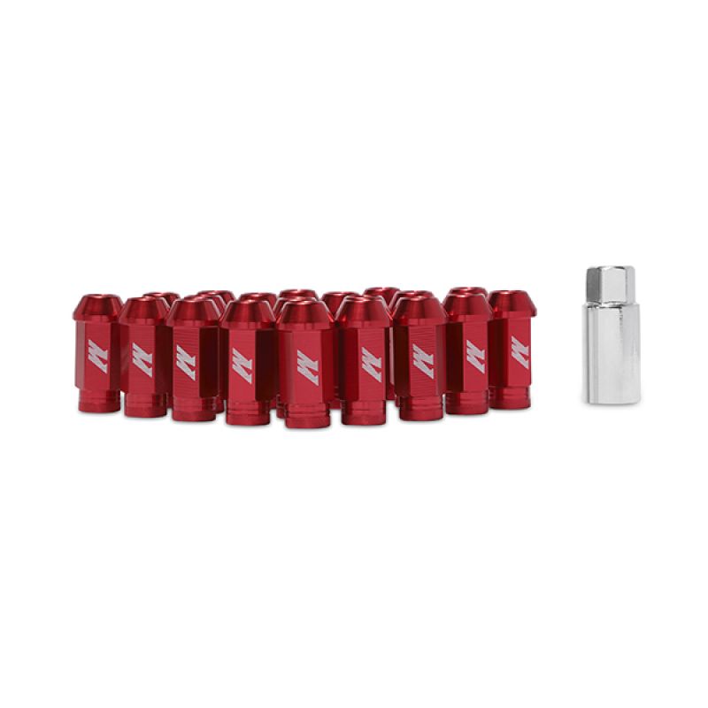 Mishimoto Aluminum Locking Lug Nuts M12 x 1.5 Red
