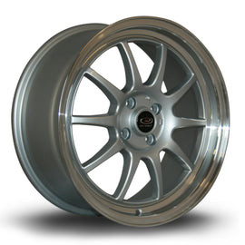 Cerchio in Lega Rota GT3 17x7.5 4x100 ET45 Silver